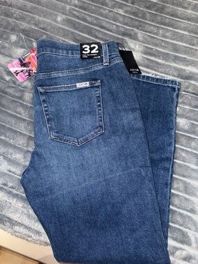 Joe's Dark Blue High-Rise Ankle Skinny Jeans